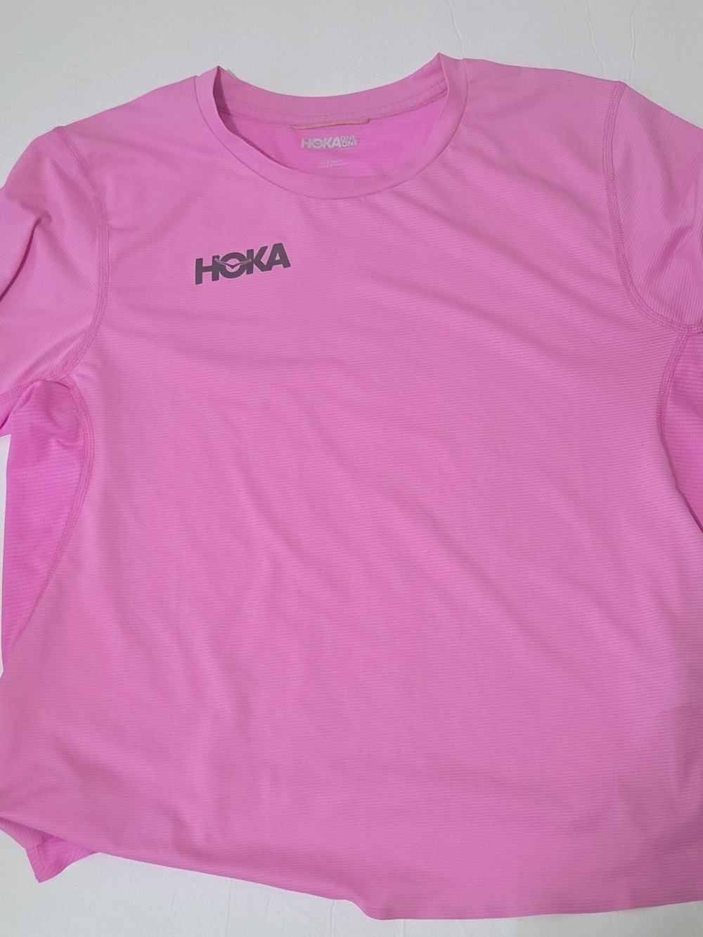 Hoka One One Pink Short Sleeve Kids' Athletic Tee